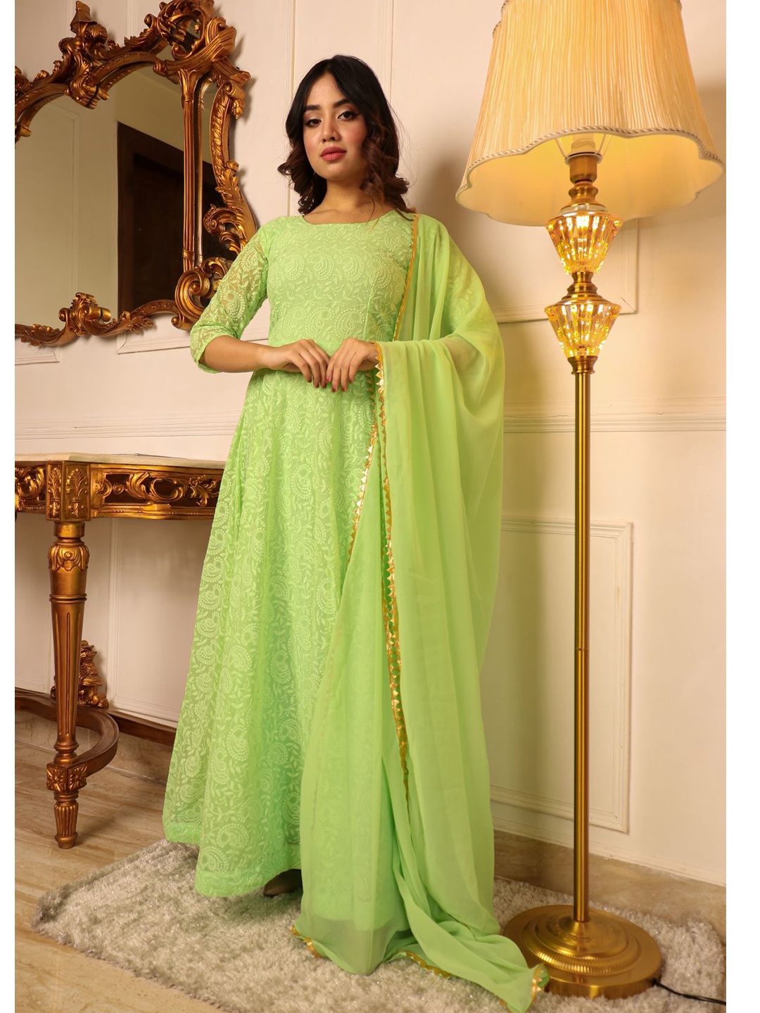 

Virah Fashion Green Maxi Maxi Dress