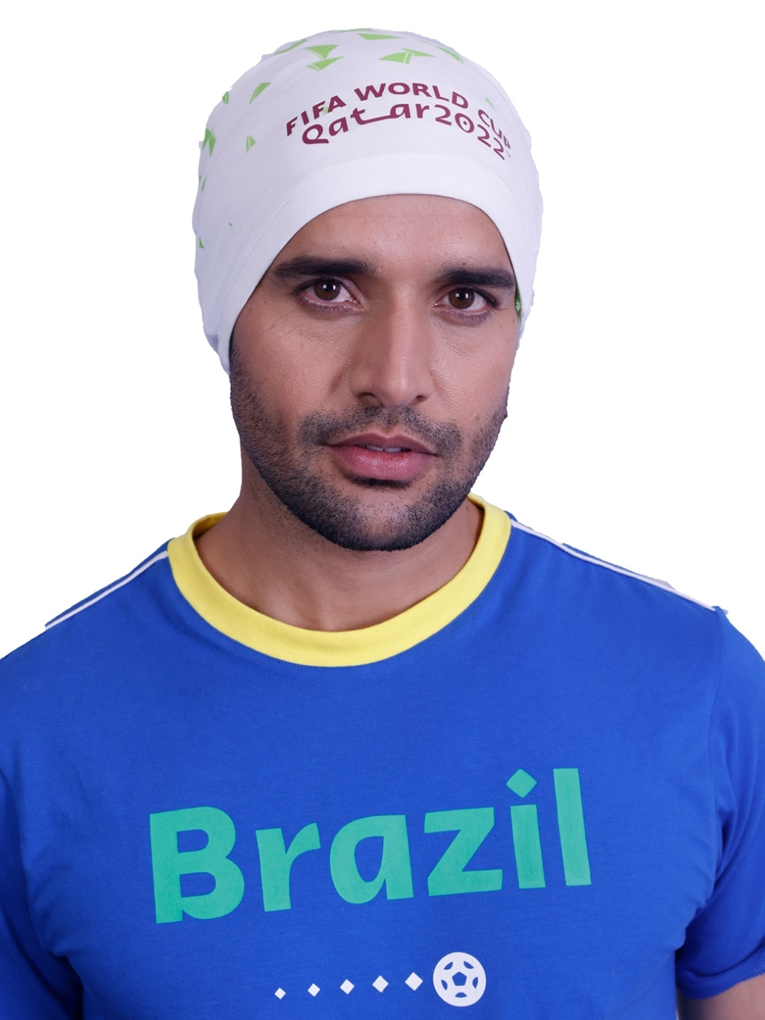 

FREECULTR FIFA World Cup Qatar 2022 Printed Bandana Headbands, White