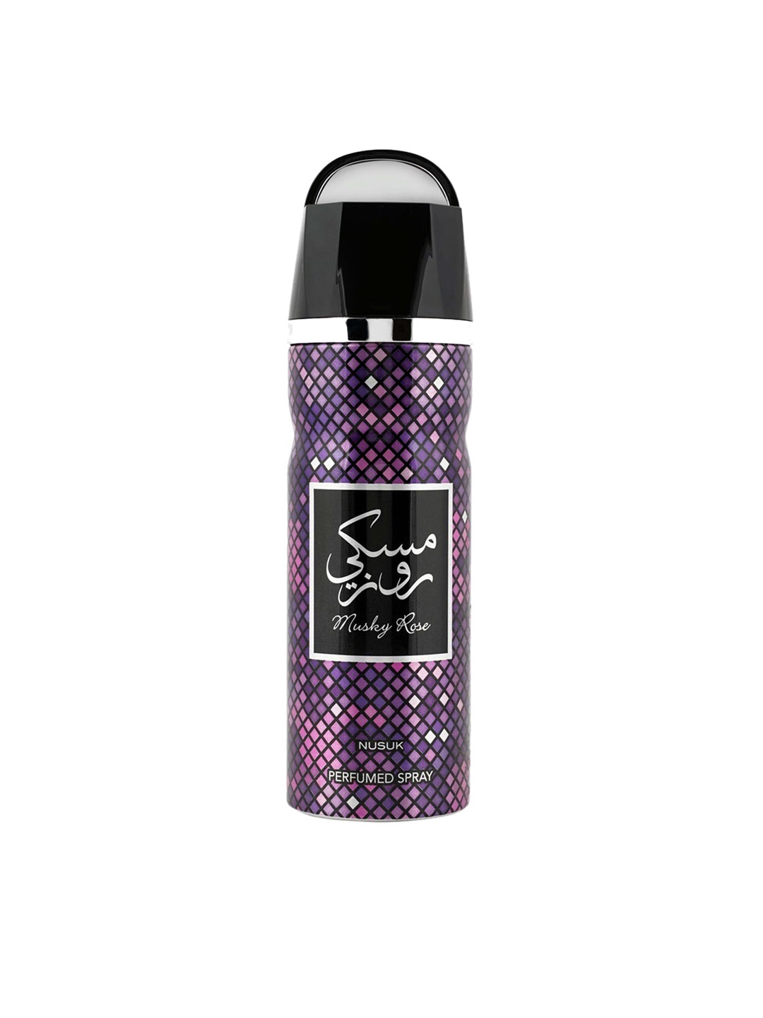 

NUSUK Musky Rose Long Lasting Deodorant 200 ml, Purple