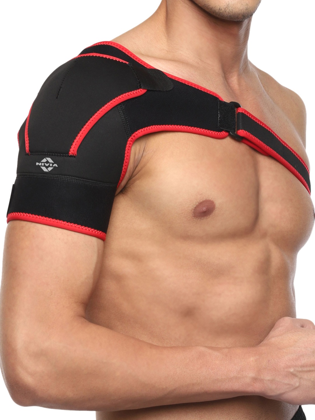 

NIVIA Adjustable Orthopedic Shoulder Support, Red