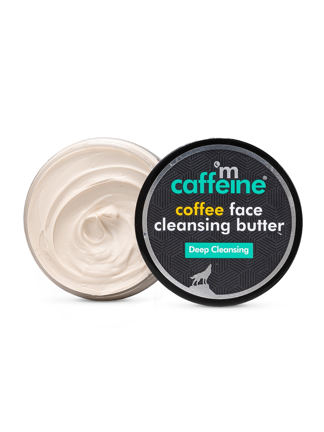 

MCaffeine Coffee Face Cleansing Butter for Makeup & Dirt Removal with Coconut Oil - 100g, Black