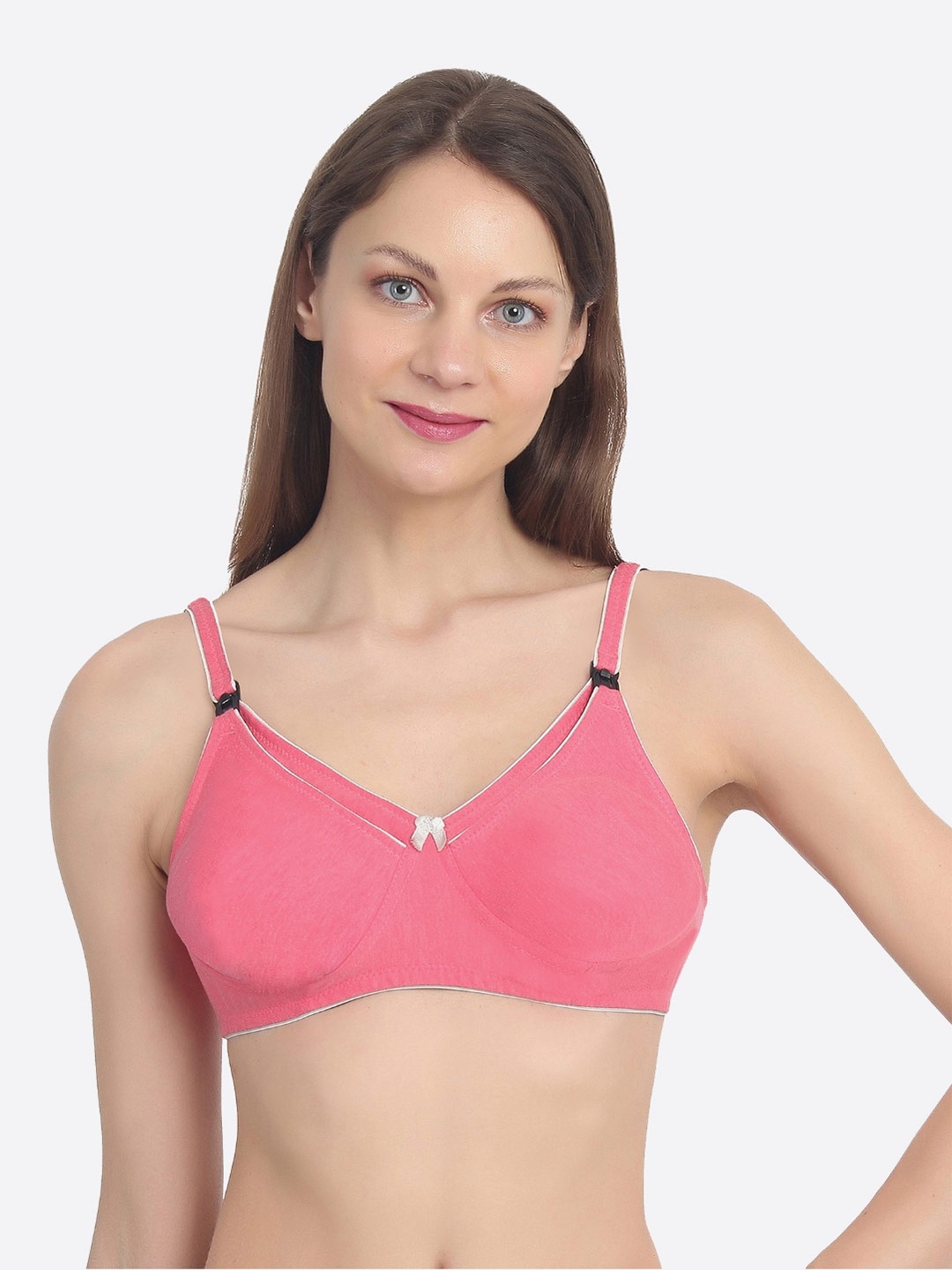 

Mylo Cotton Maternity Non Padded & Non Wired Nursing Bra, Pink