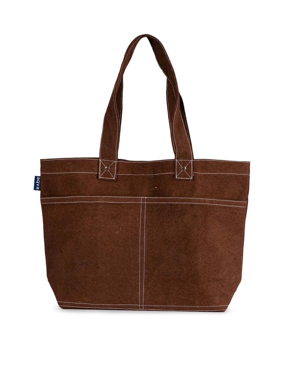 

AQVA Structured Shoulder Bag, Brown