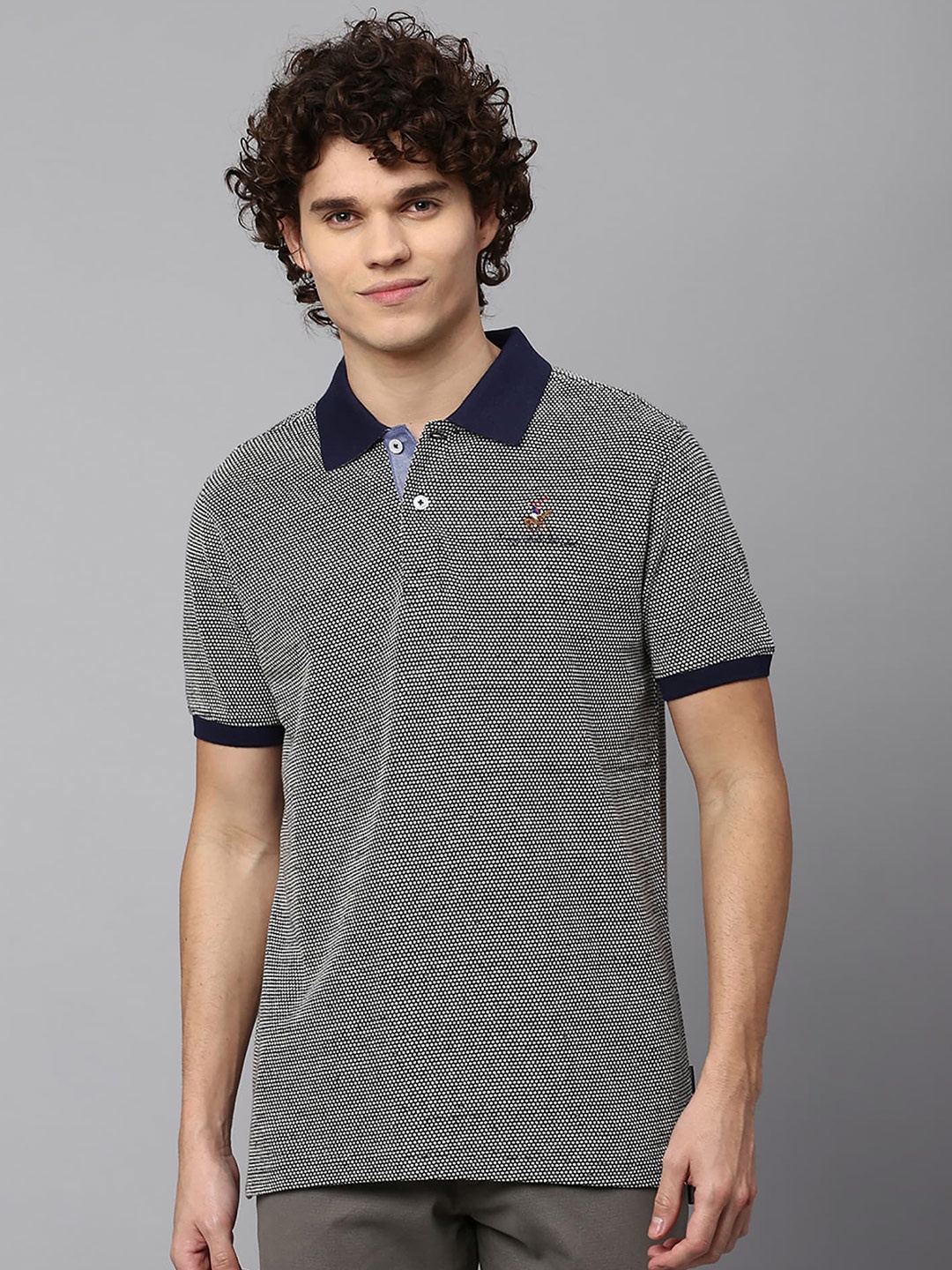 

Beverly Hills Polo Club Men Polo T-shirt, Navy blue