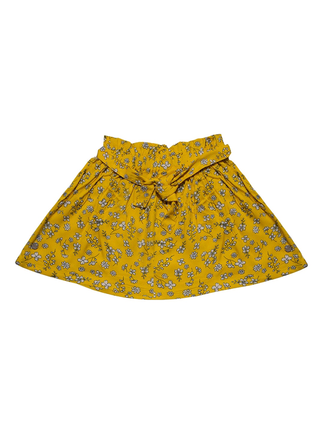 

Gini and Jony Girls Printed Mini-Length Flared Skirt, Yellow