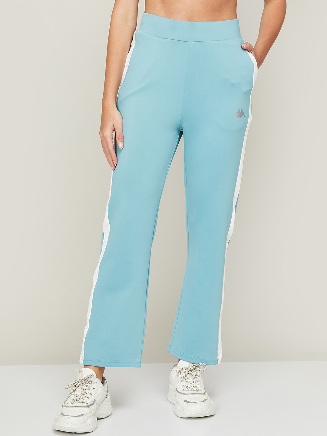 

Kappa Women Regular Cotton Trousers, Blue