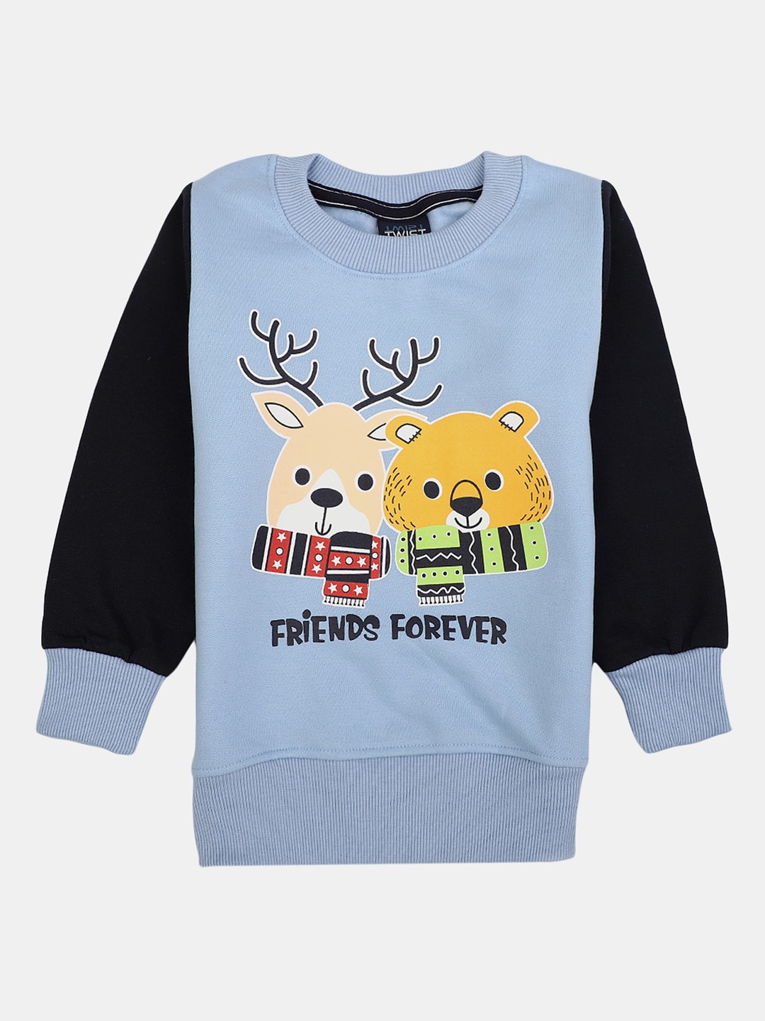 

V-Mart Boys Graphic Printed Pullover Wool Sweatshirt, Blue