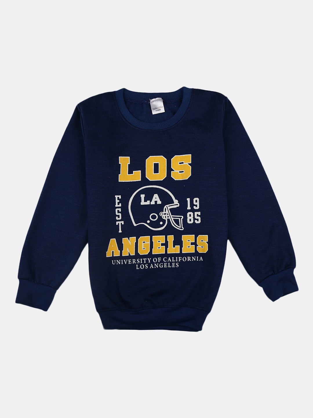

V-Mart Boys Wool Printed Sweatshirt, Blue