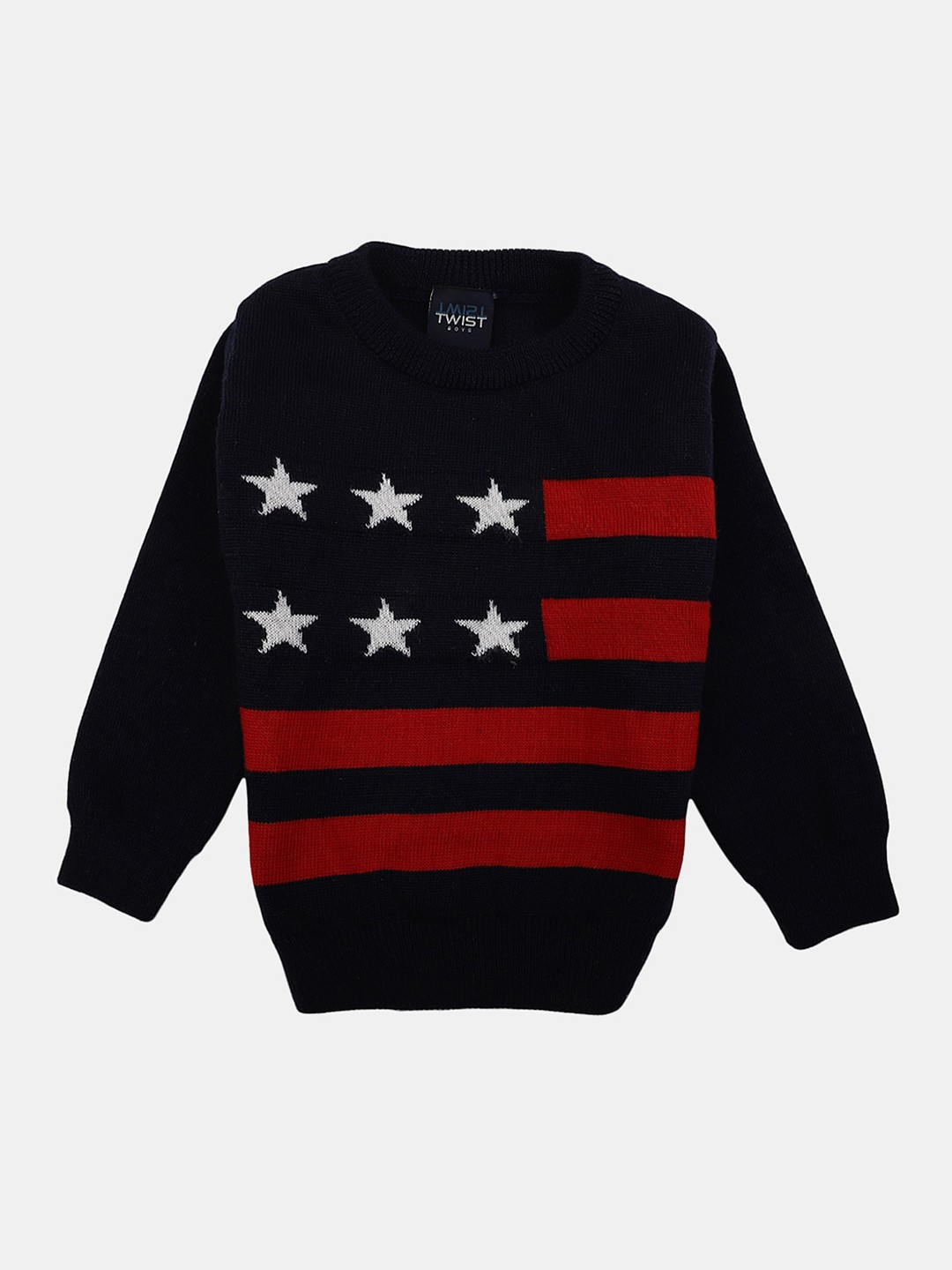 

V-Mart Boys Round Neck Sweatshirt, Navy blue