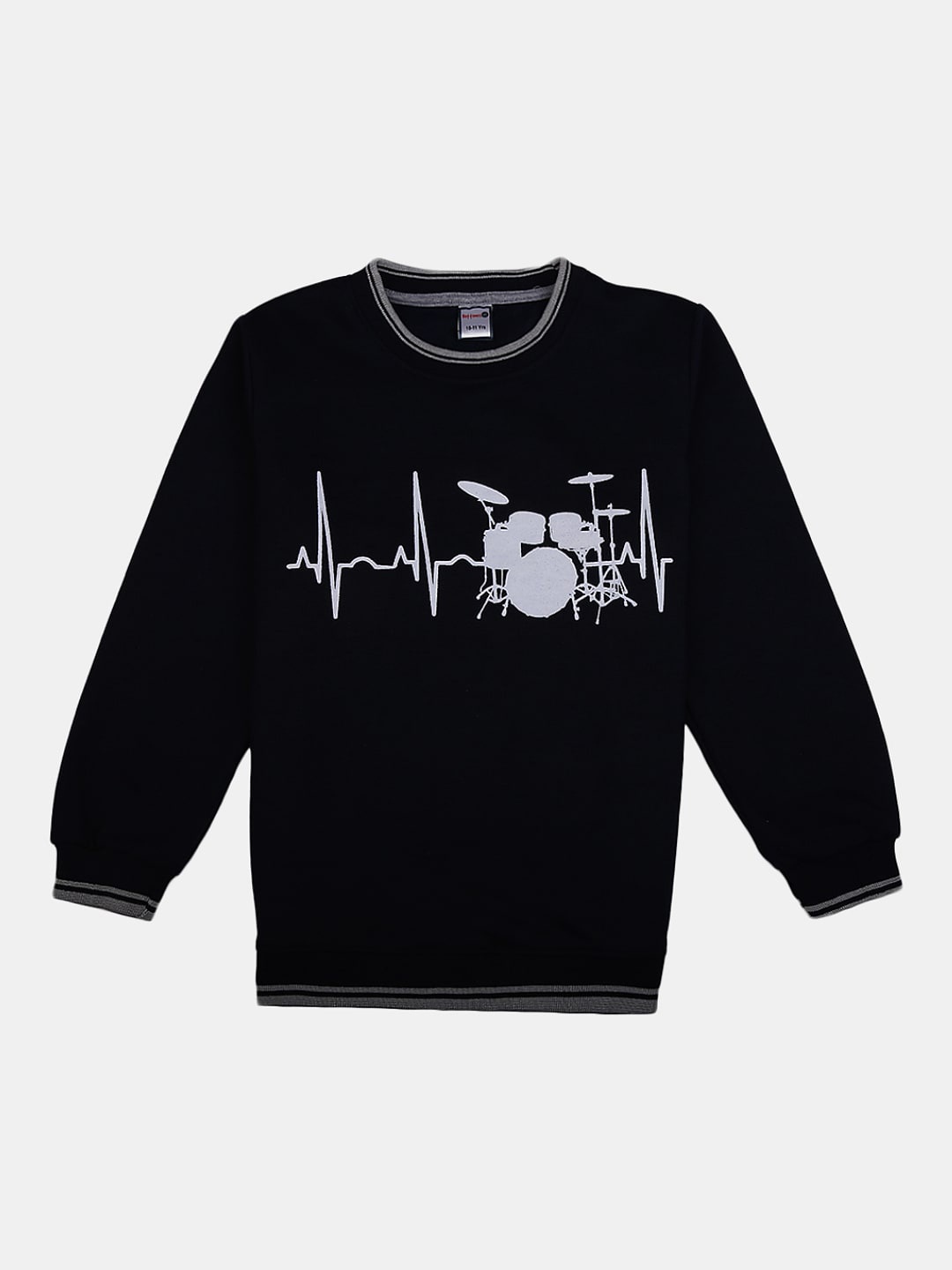 

V-Mart Boys Navy Blue Printed Sweatshirt