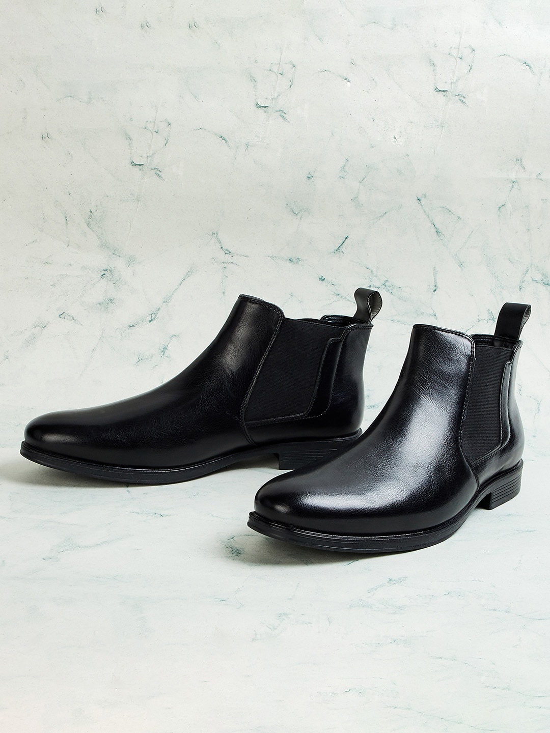 

CODE by Lifestyle Men Mid-Top Chelsea Boots, Black
