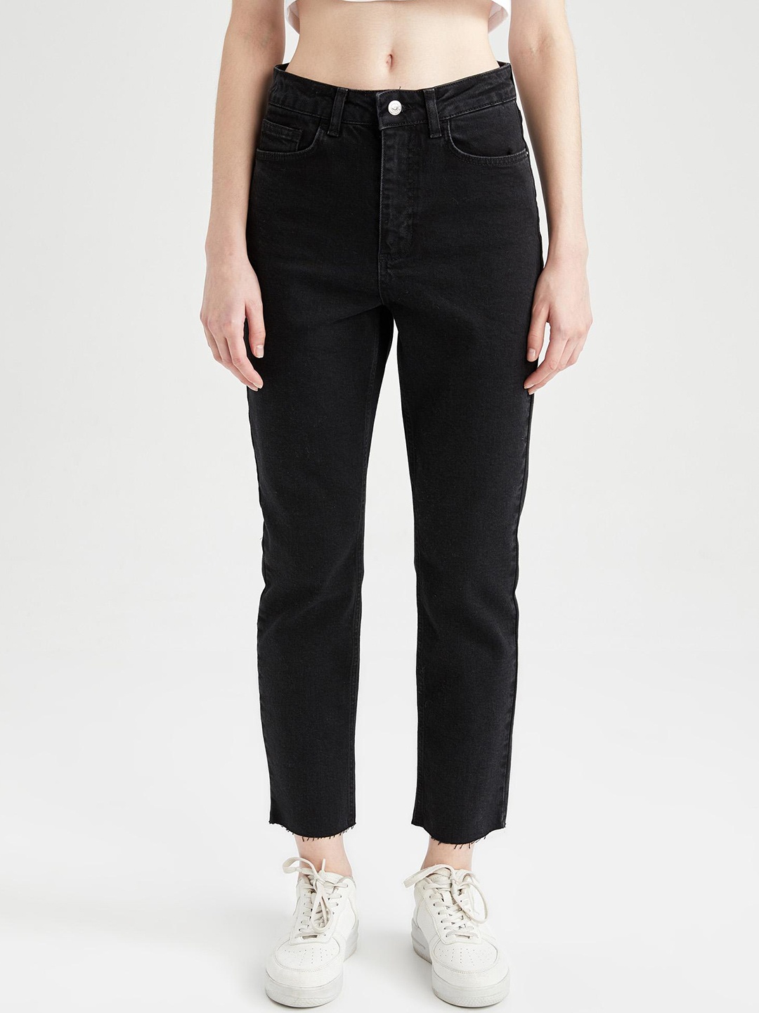 

DeFacto Women Cropped Jeans, Black