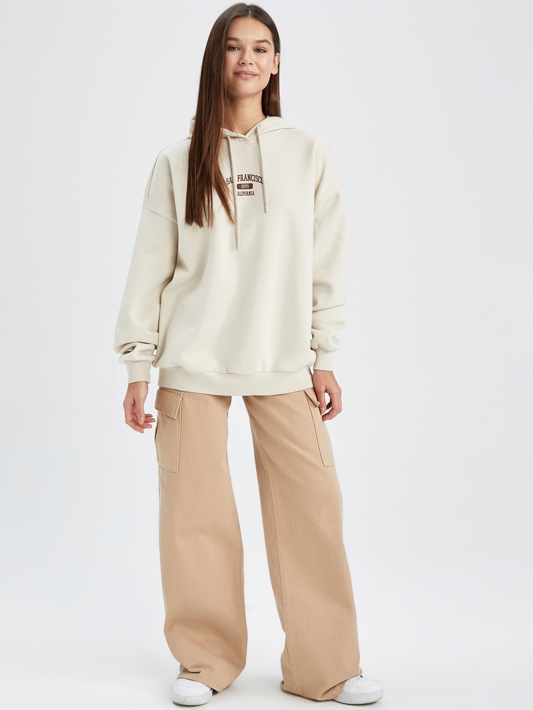 

DeFacto Women Cotton Trousers, Na