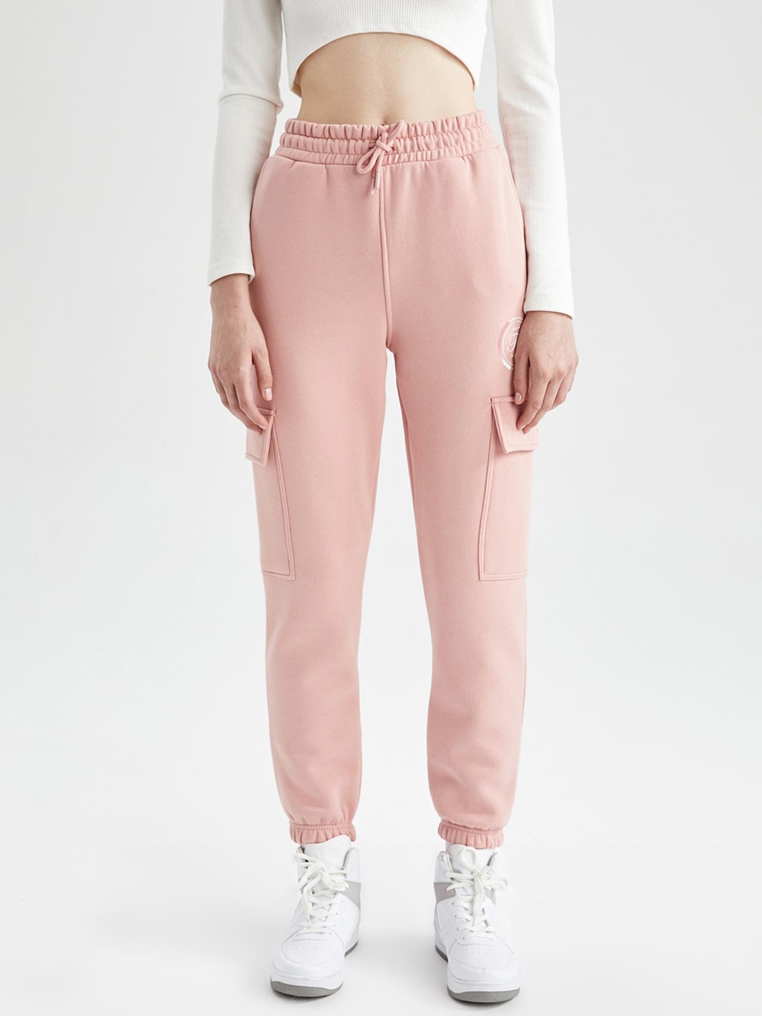 

DeFacto Women Drawstring Joggers, Rose