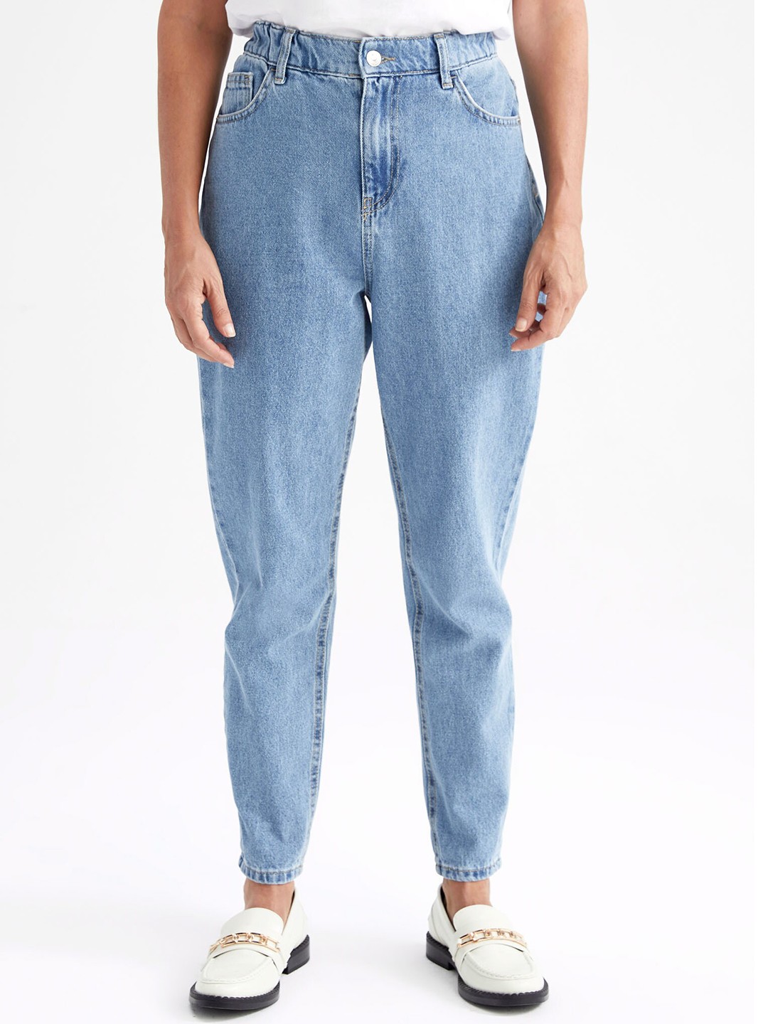 

DeFacto Women Cotton Trousers, Blue