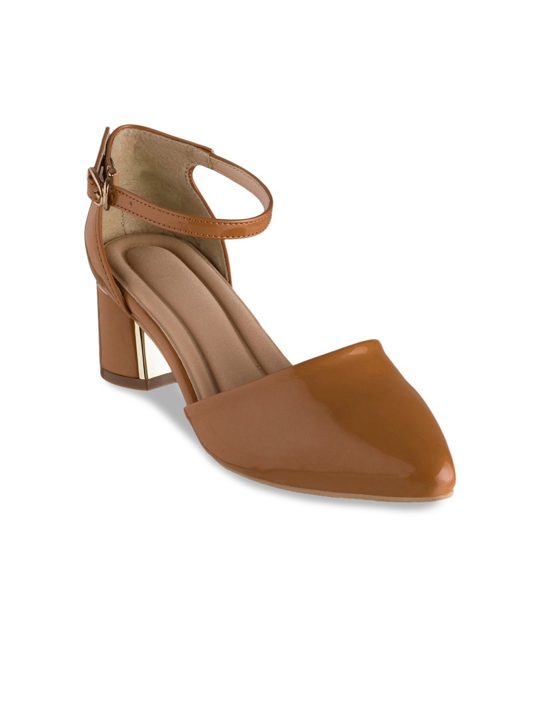 

Sherrif Shoes Women Block Heels, Tan