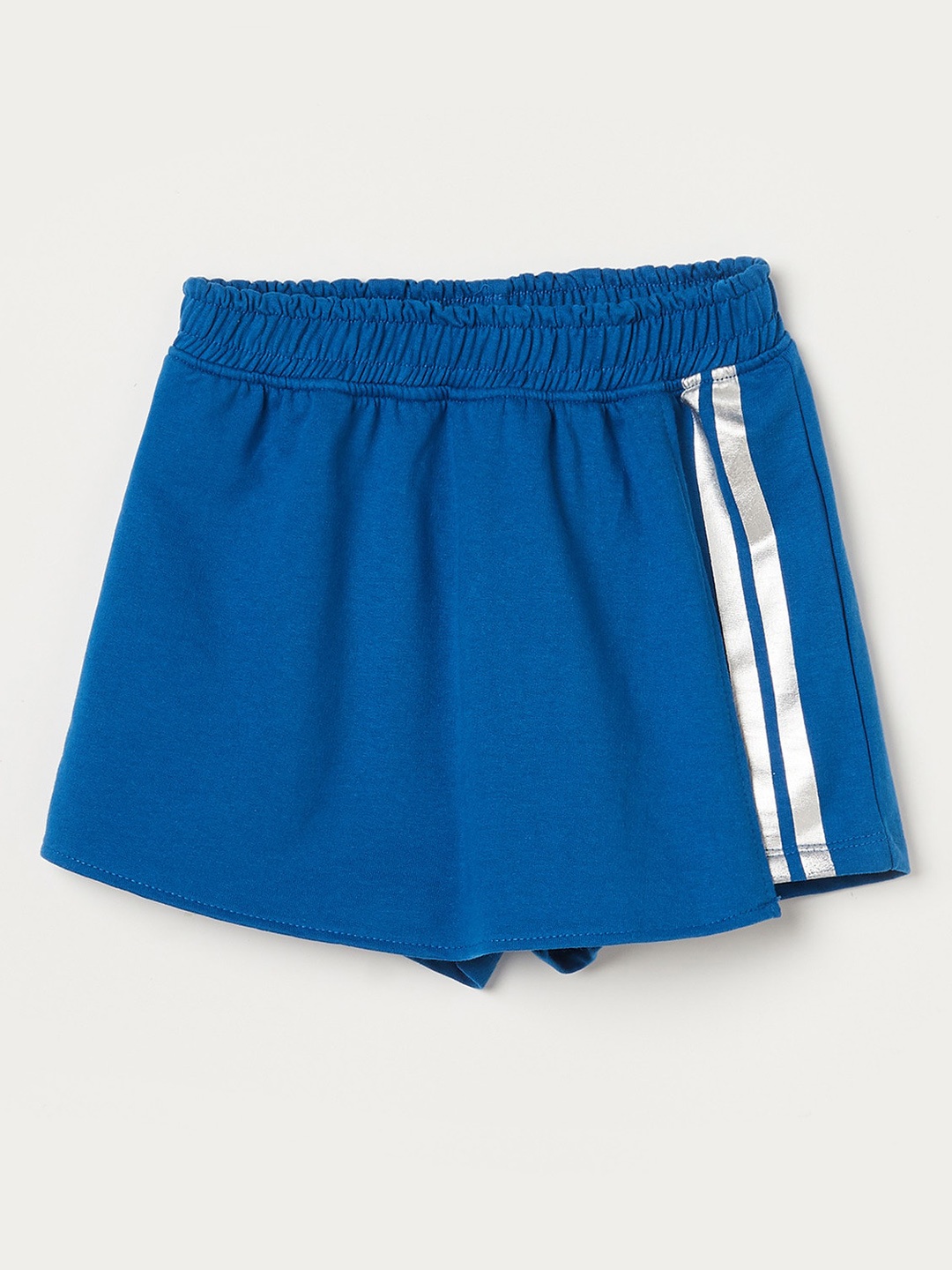 

Fame Forever by Lifestyle Girls Mid-Rise Cotton Shorts, Blue