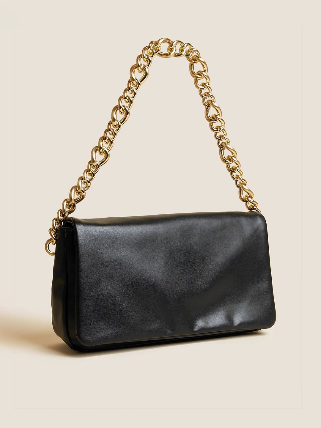 

Marks & Spencer Textured Structured Sling Bag, Black