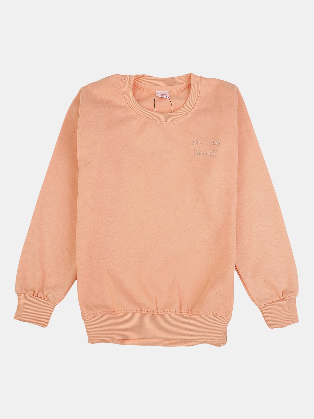 

V-Mart Girls Pullover Wool Sweatshirt, Peach
