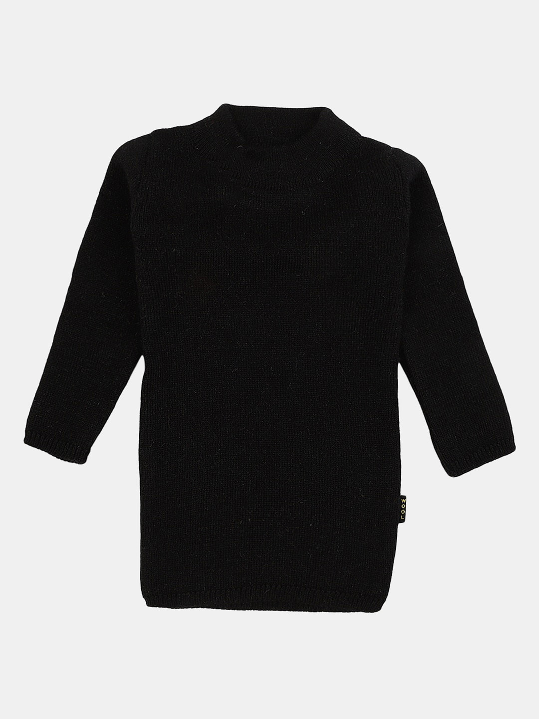 

V-Mart Girls Printed Wool Pullover Sweatshirt, Black