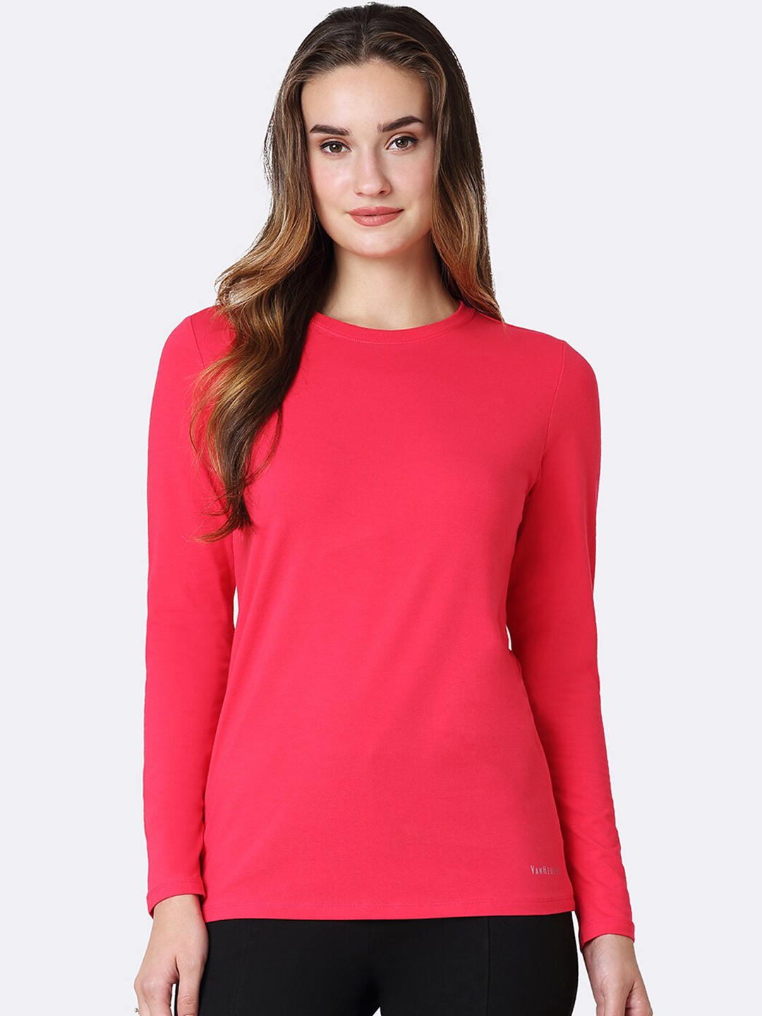 

Van Heusen Women Lounge Tshirts, Rose