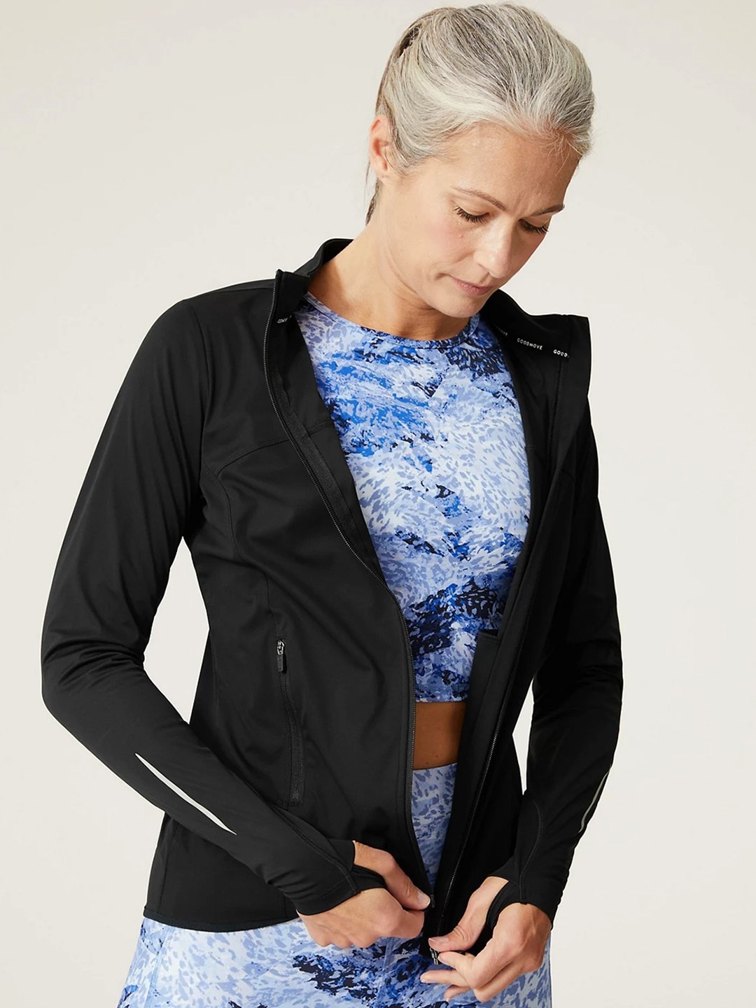 

Marks & Spencer Women Lightweight Sporty Jacket, Black