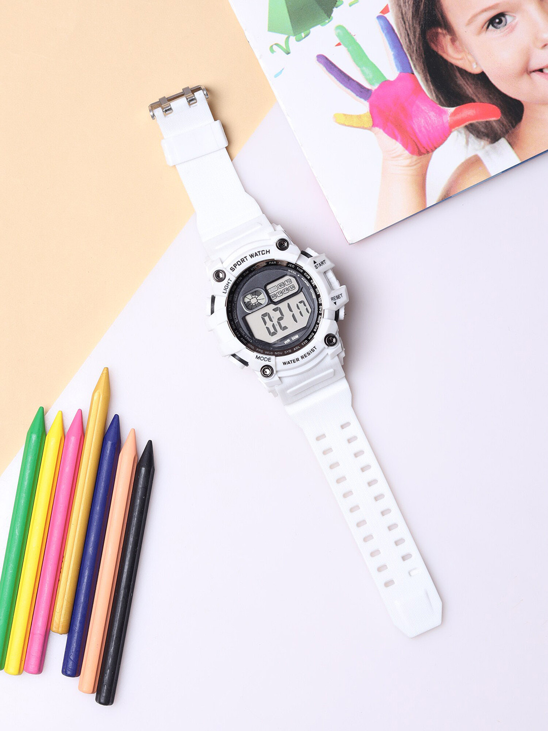 

Fantasy World Kids Analogue Multi Function Watch FW-Sport-015, Grey