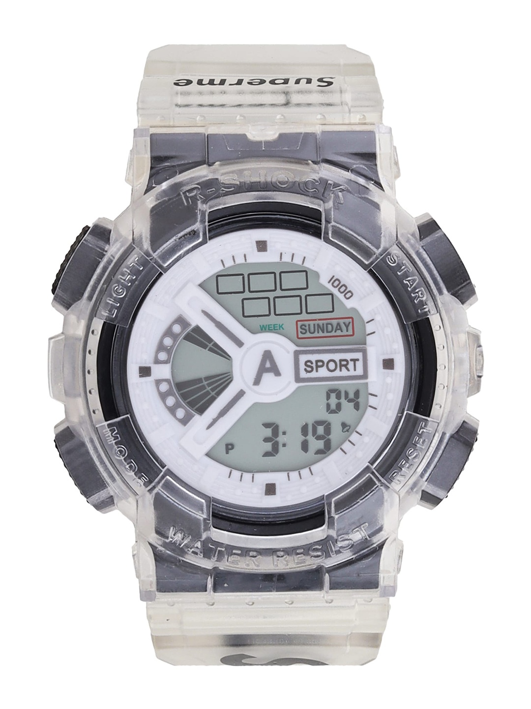 

Fantasy World Kids Digital Multi Function Watch FW-Sport-018, Grey