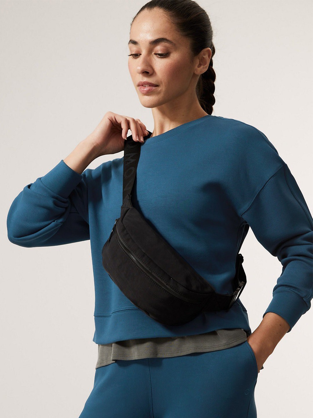 

Marks & Spencer Women Solid Round Neck Sweatshirt, Teal