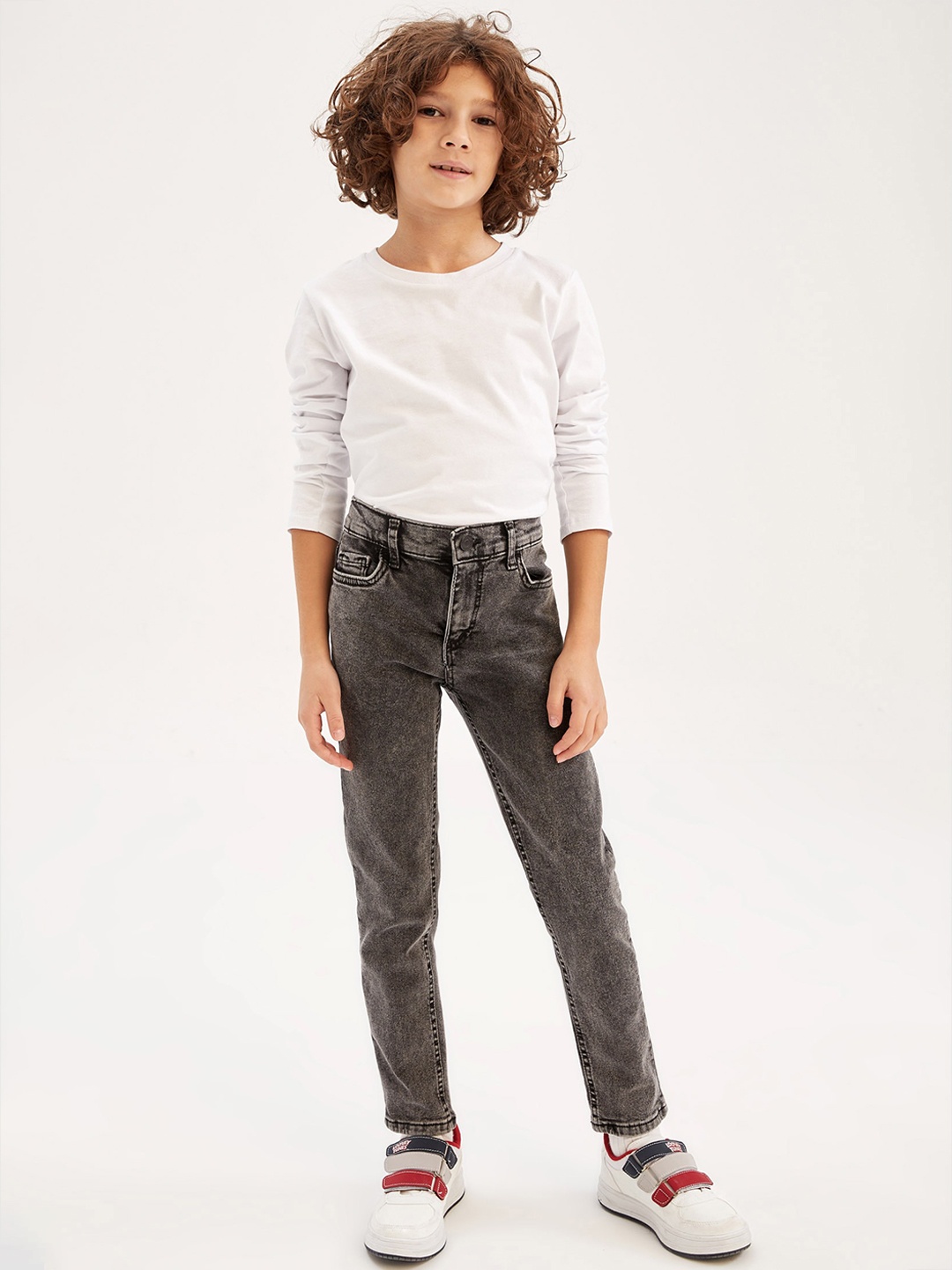 

DeFacto Boys Slim Fit Jeans, Grey