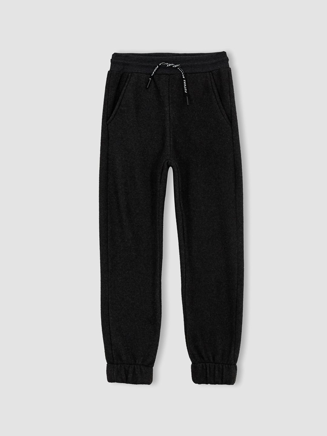 

DeFacto Boys Mid Rise Plain Joggers, Black