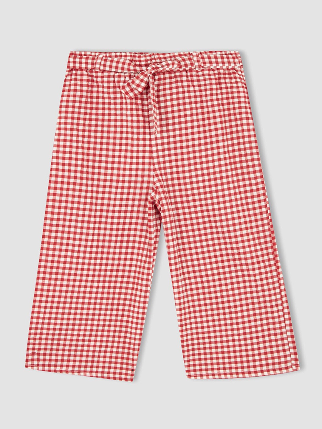 

DeFacto Girls Checked Trousers, Orange