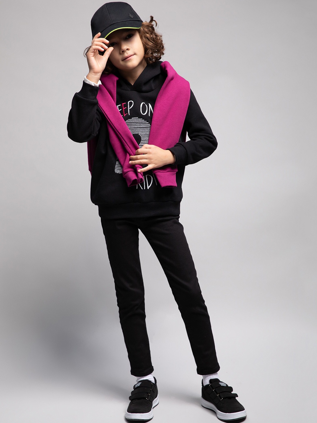 

DeFacto Boys Chinos Trousers, Black