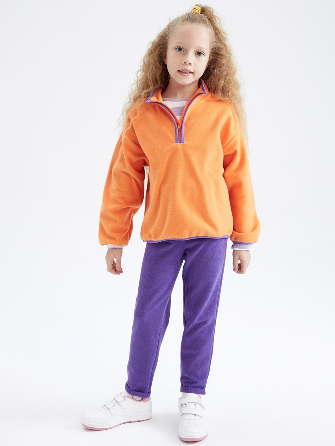 

DeFacto Girls Regular Trousers, Purple