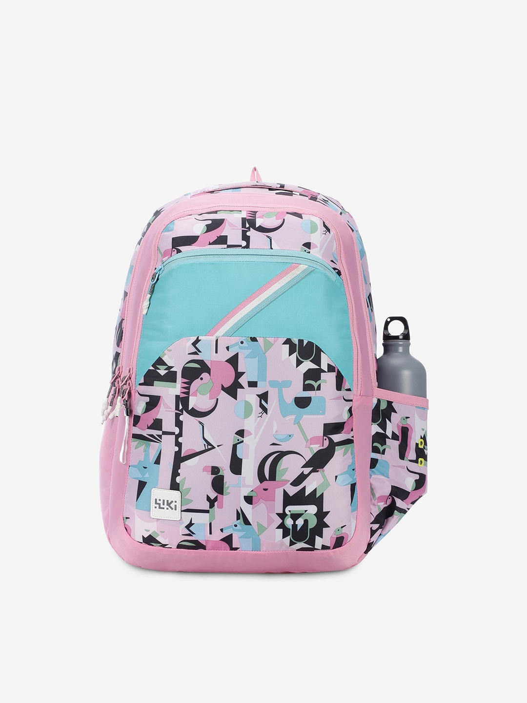 

Wildcraft Graphic Printed WIKI-3 Backpack, Pink