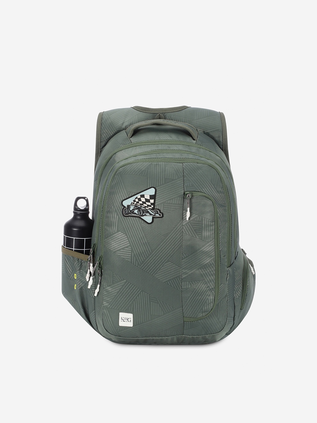 

Wildcraft Geometric Printed WIKI GIRL 4 Backpack, Olive