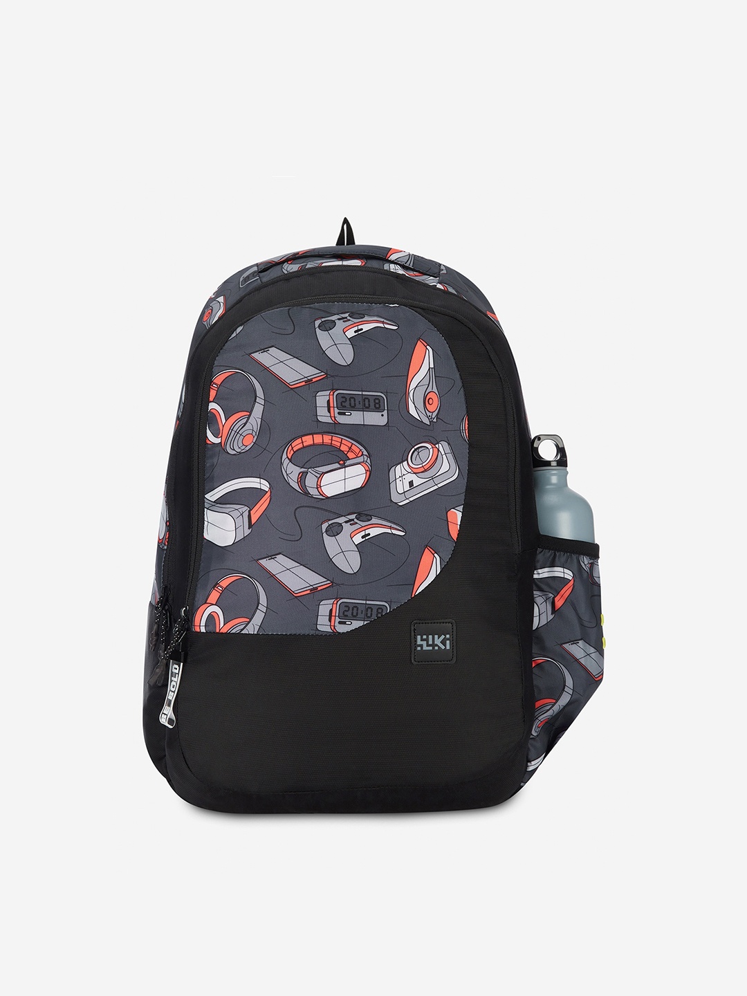 

Wildcraft Graphic Printed WIKI 1 Backpack, Black
