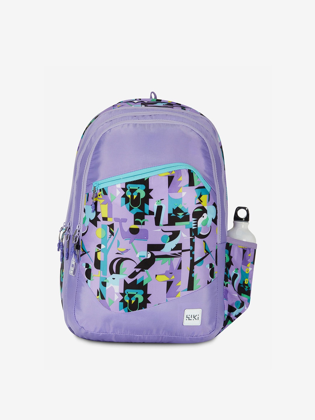 

Wildcraft Graphic Printed Medium WIKI-4 Backpack, Purple