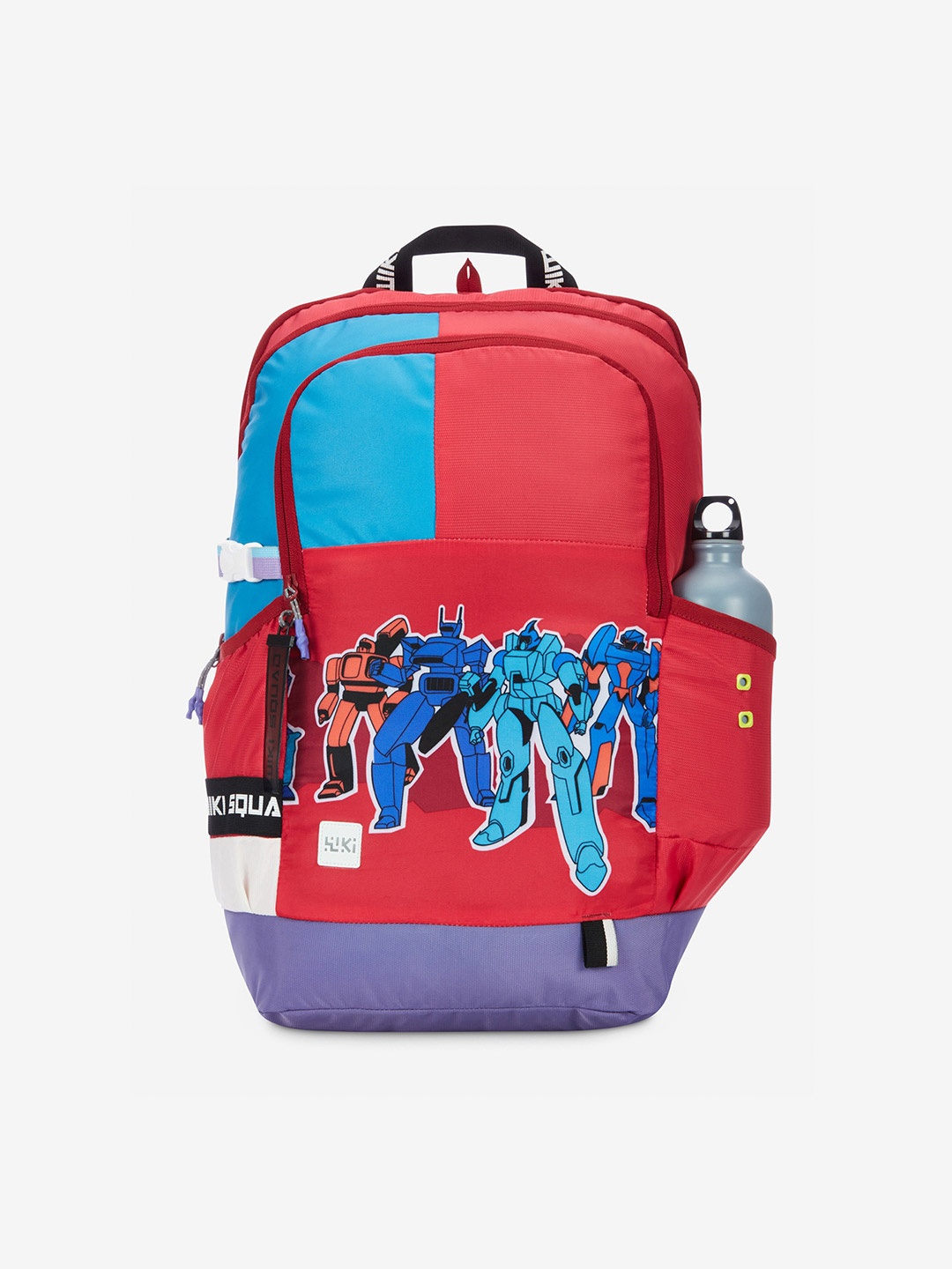 

Wildcraft Graphic Printed Squad 3 Backpack, Red