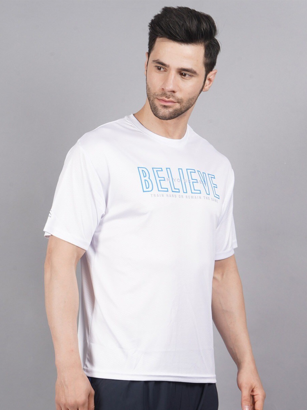 

Shiv Naresh Men Typography T-shirt, White