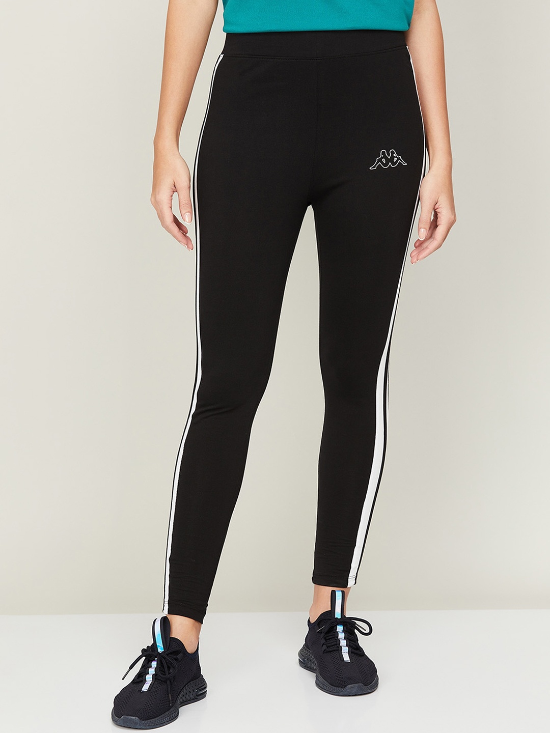 

Kappa Women Sports Cotton Tights, Black