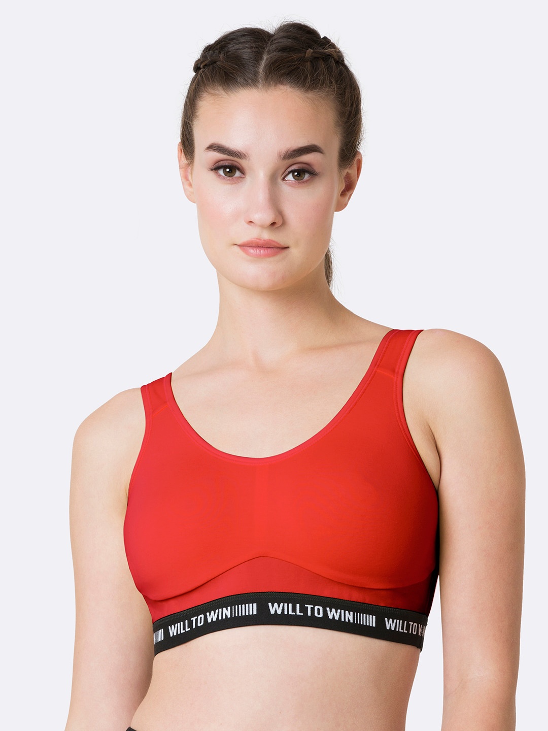 

Van Heusen Proactive Anti Bacterial Wireless Sports Bra, Red