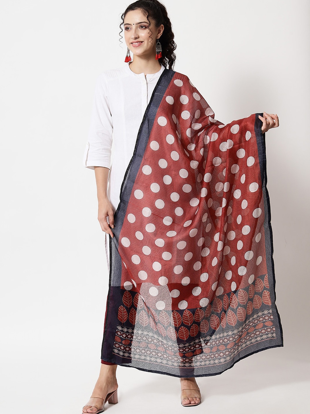 

Nehamta Printed Dupatta, Blue