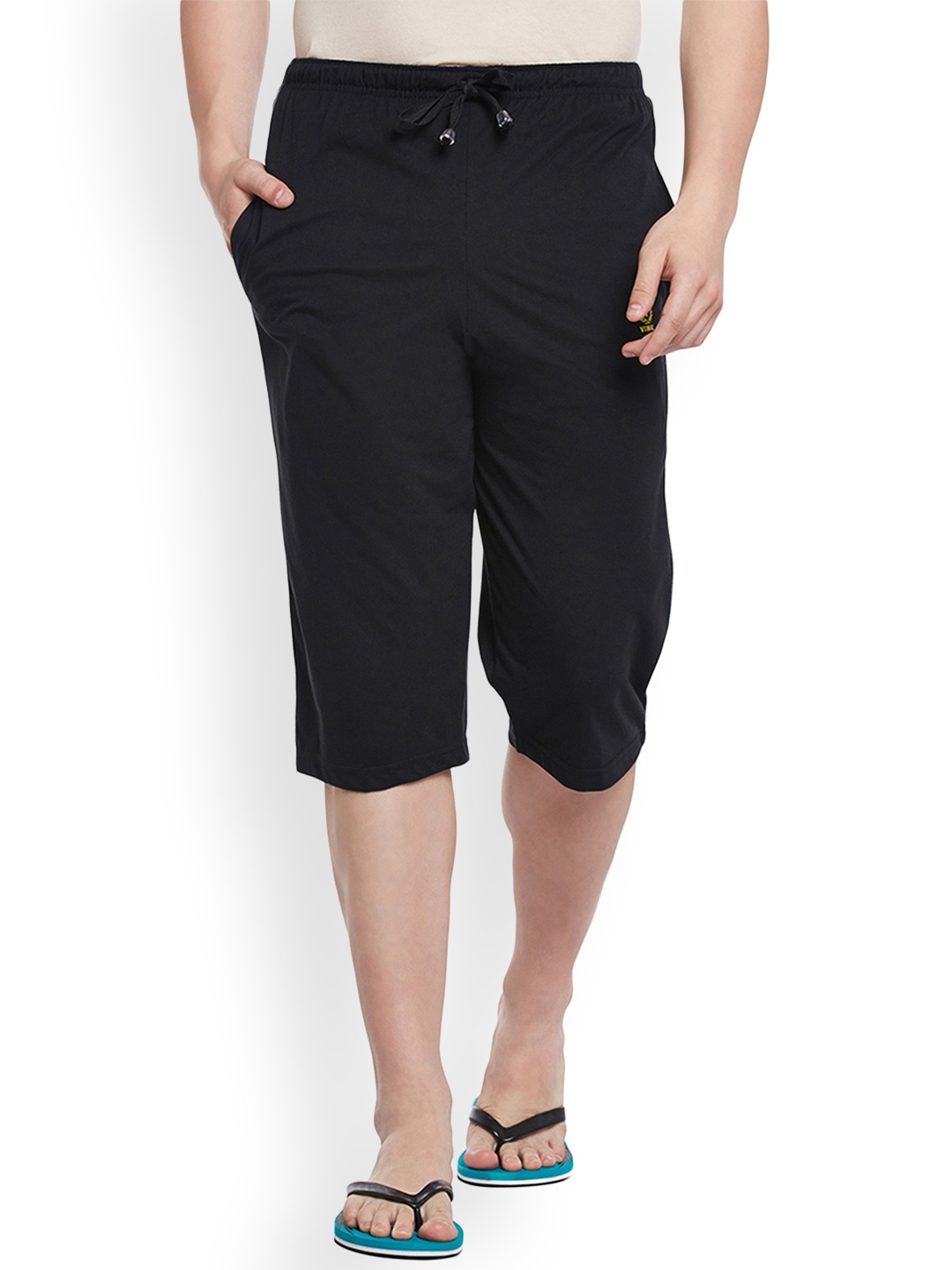 

Vimal Black Lounge Shorts C1-BLACK01