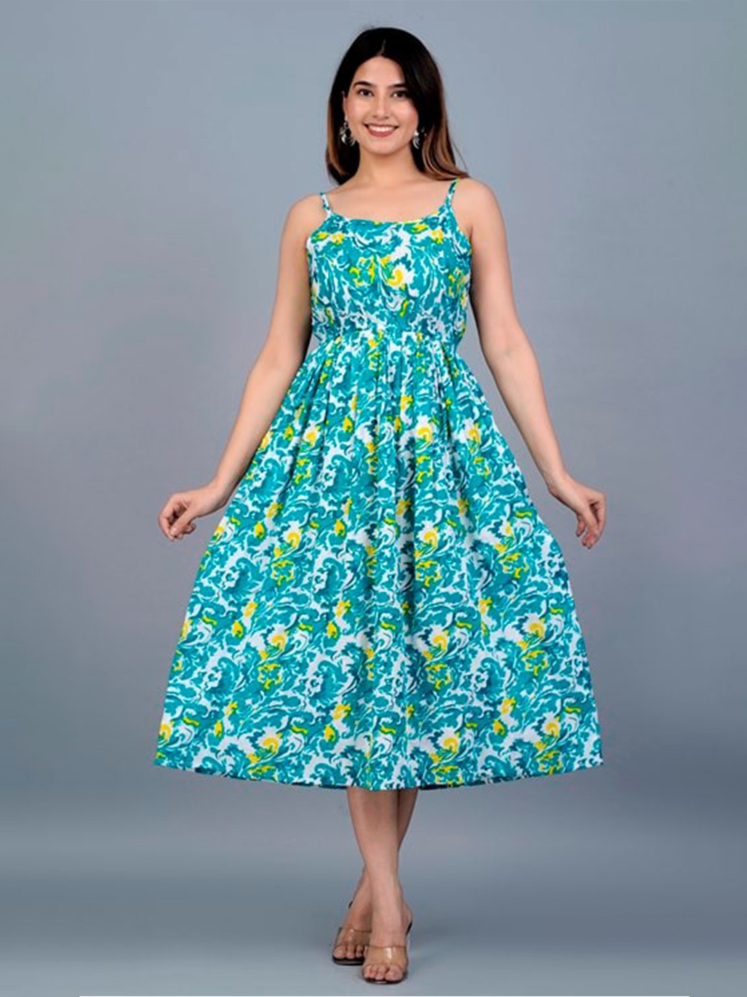 

Lovista Fit And Flare Midi Dress, Green