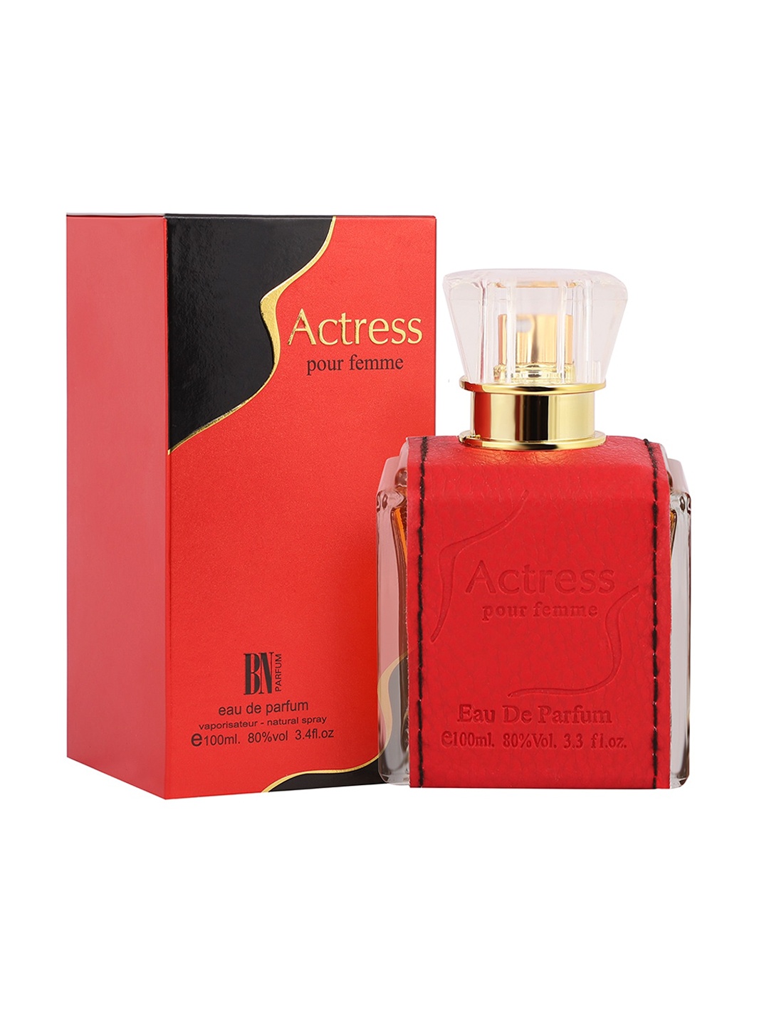 

BN PARFUMS Women Actress Long-Lasting Eau De Parfum with Soothing Fragrance - 100ml, Red