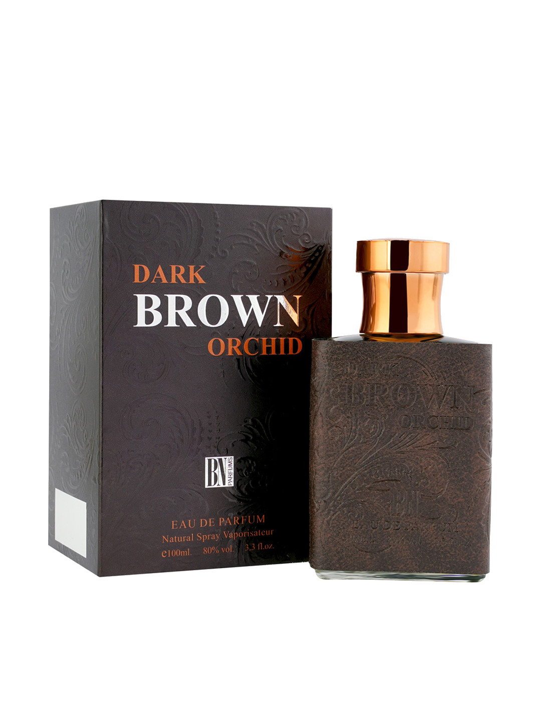 

BN PARFUMS Men Dark Brown Orchid Long-Lasting Eau De Parfum - 100ml, Coffee brown