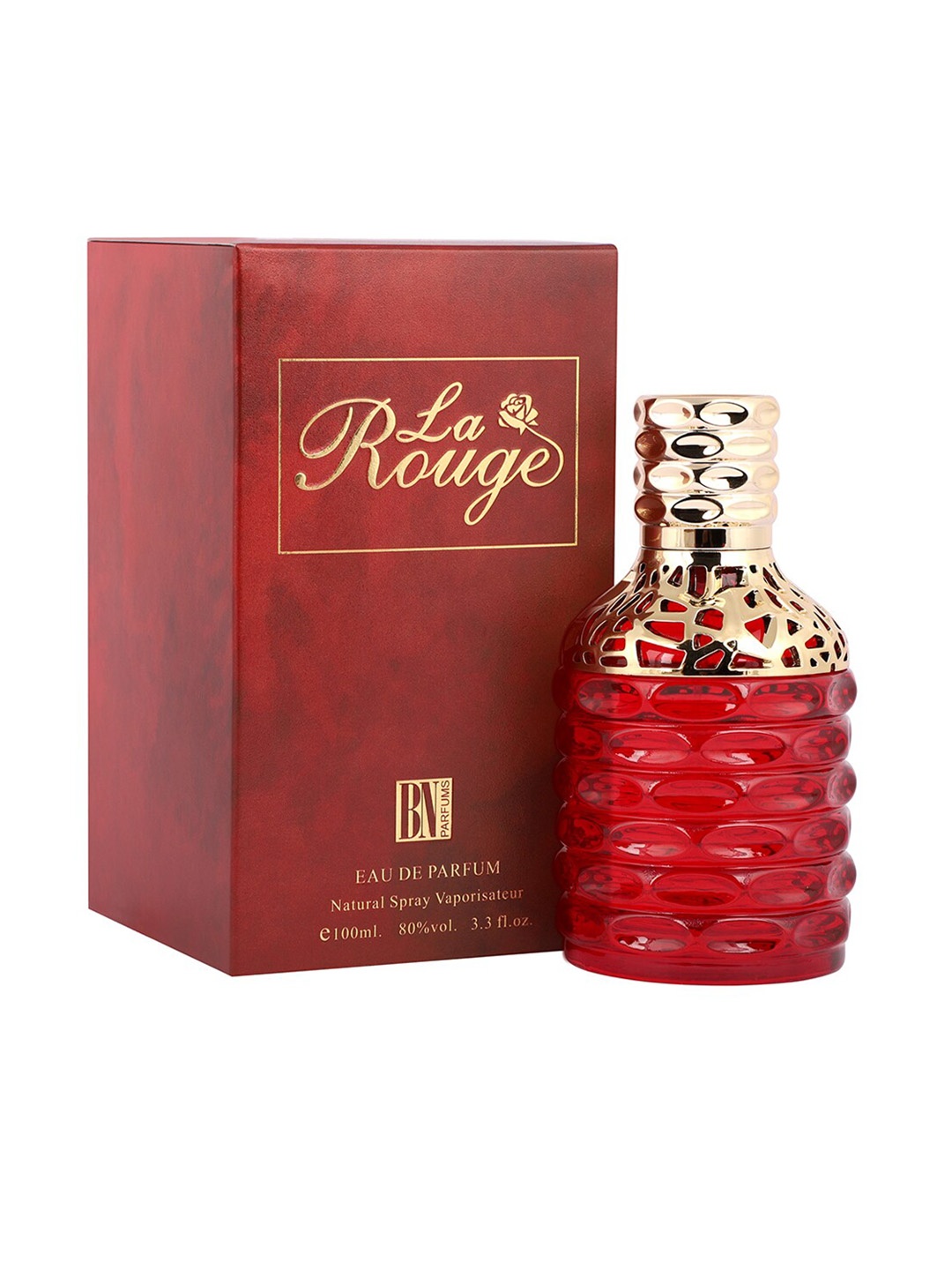 

BN PARFUMS Women La Rouge Long-Lasting Eau De Parfum with Soothing Fragrance - 100ml, Red