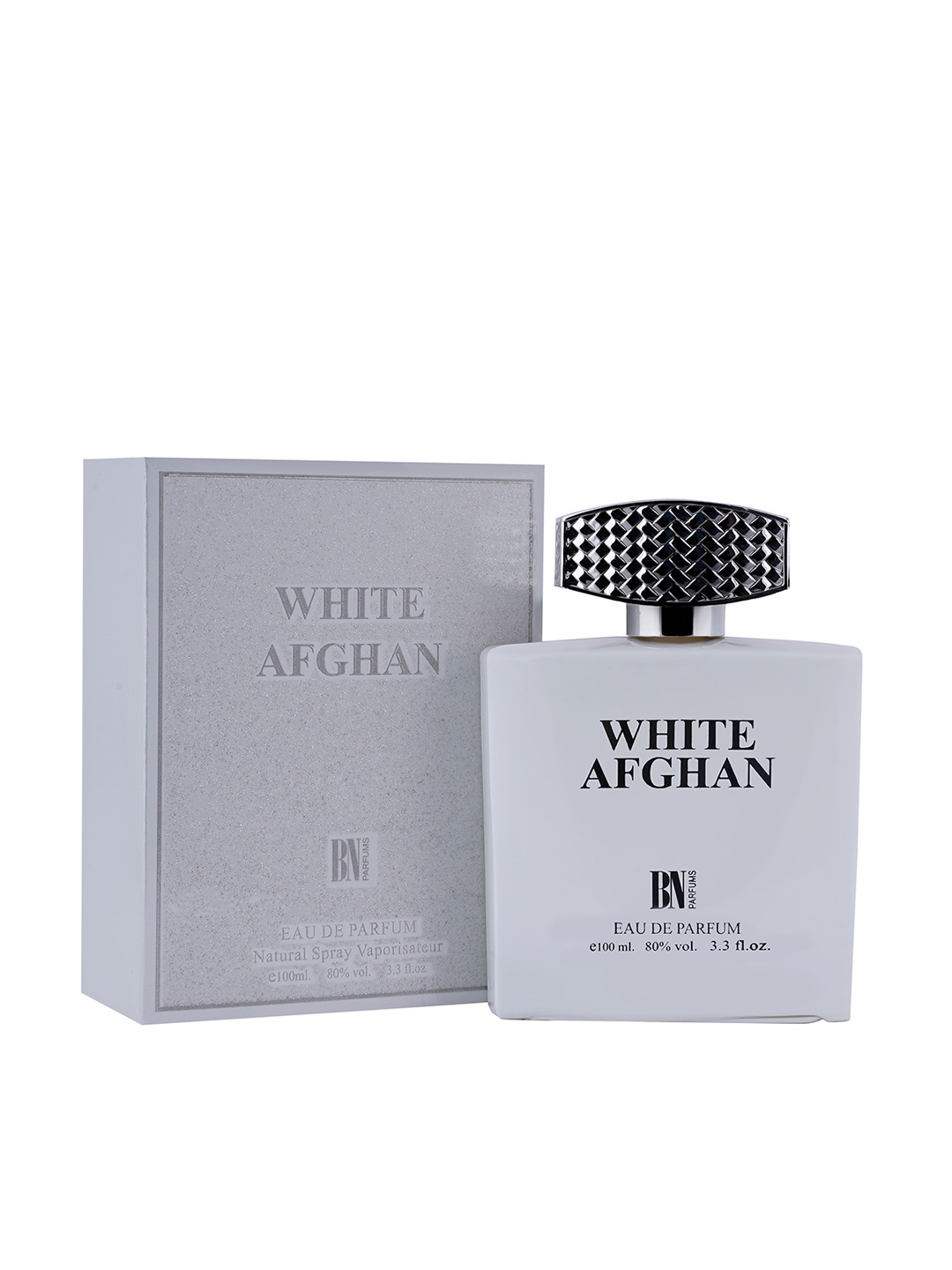 

BN PARFUMS Men White Afghan Long-Lasting Eau De Parfum with Soothing Fragrance - 100ml, Grey