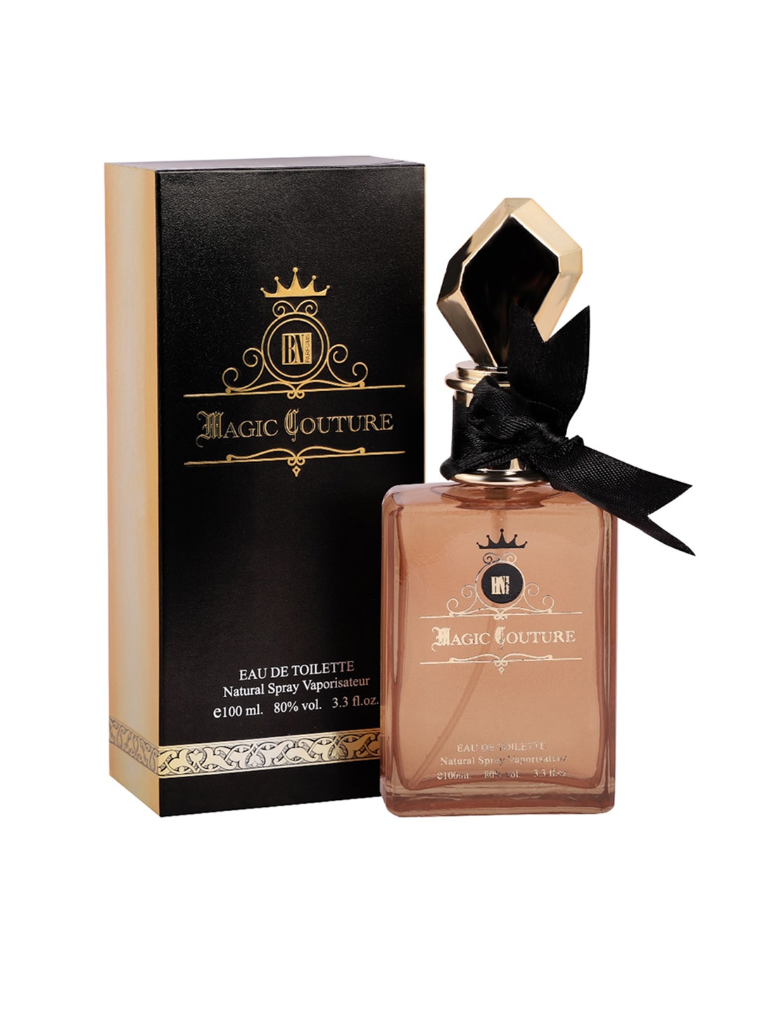 

BN PARFUMS Women Magic Couture Long-Lasting Eau De Toilette with Soothing Fragrance- 100ml, Brown